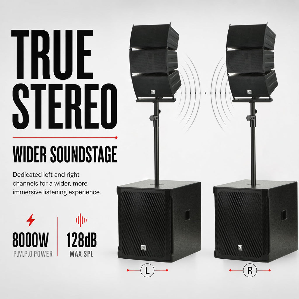 8000W Active Line Array PA System C414765