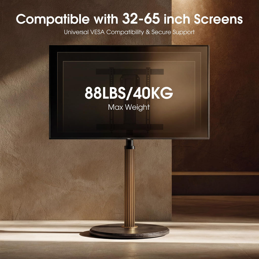 Aluminum Rolling TV Stand for 32-65 inch TVs I50805