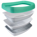 3 Sifting Tray Cat Litter Box with Non-Stick Coating Y575855
