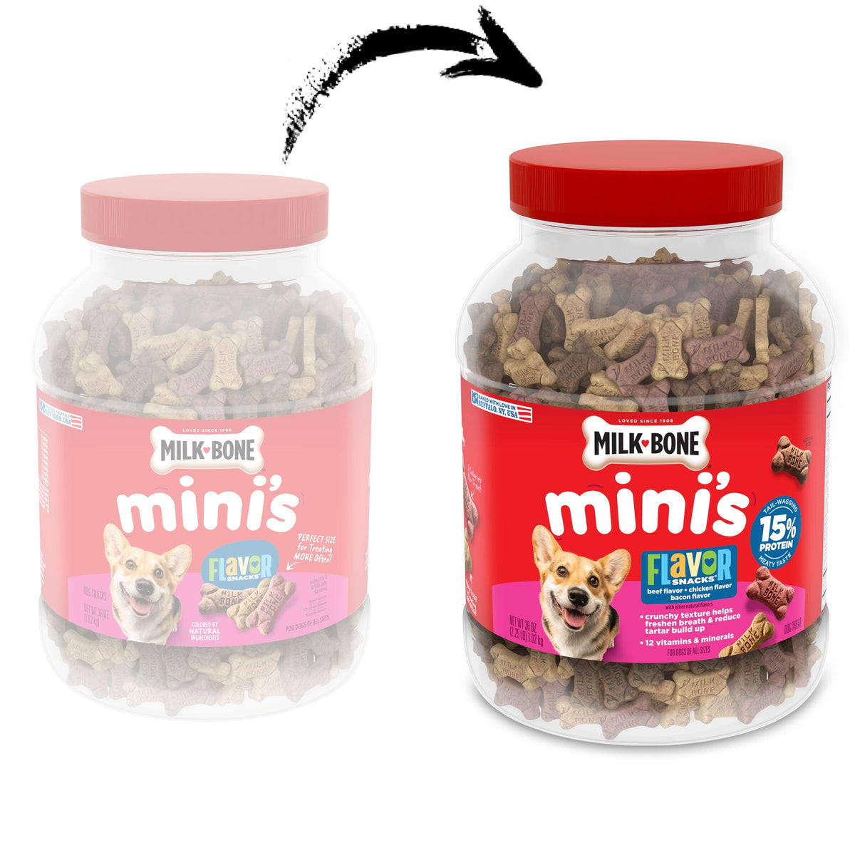 Mini Dog Treats 36 Oz T1950