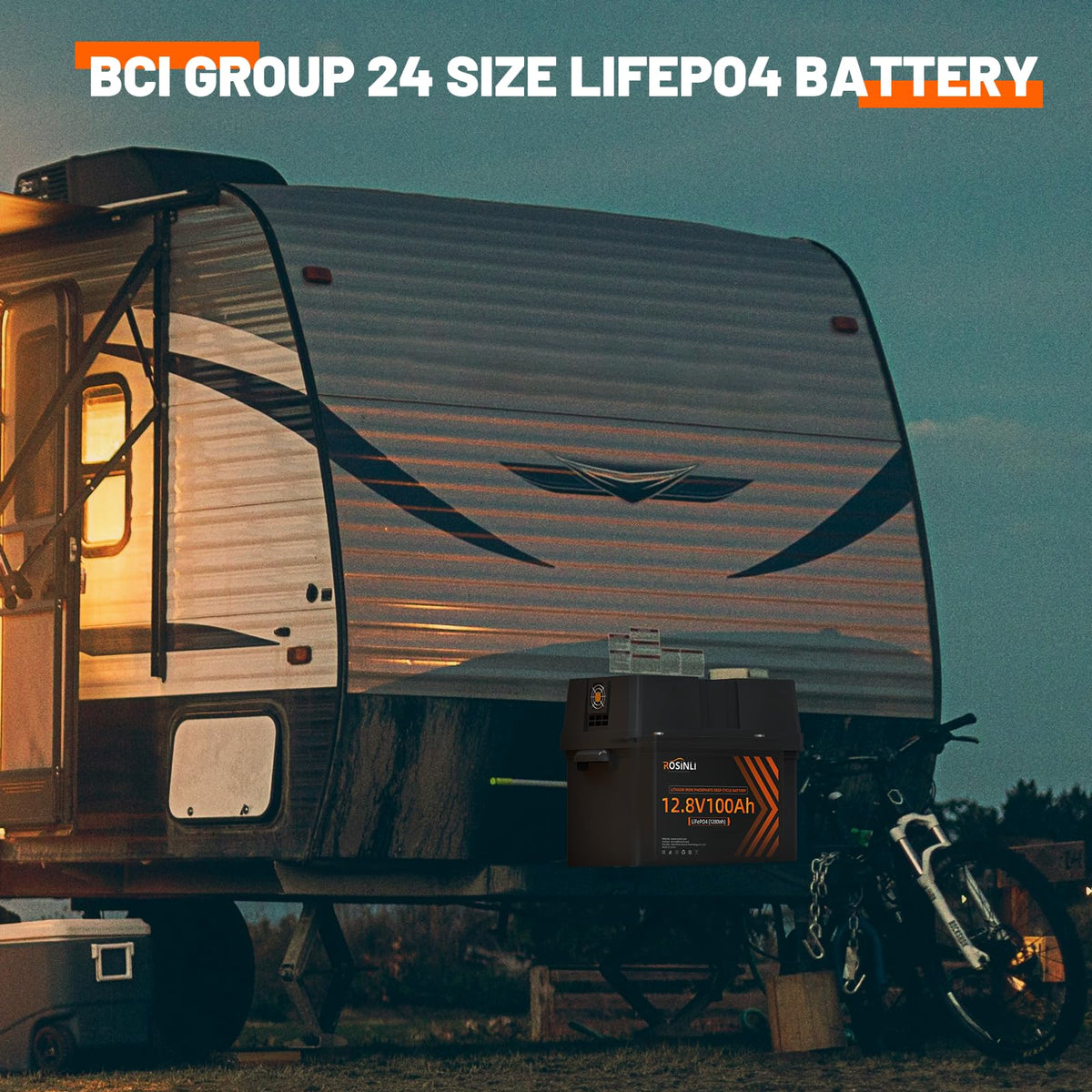 12V 100Ah LiFePO4 Battery 2Pack A202477
