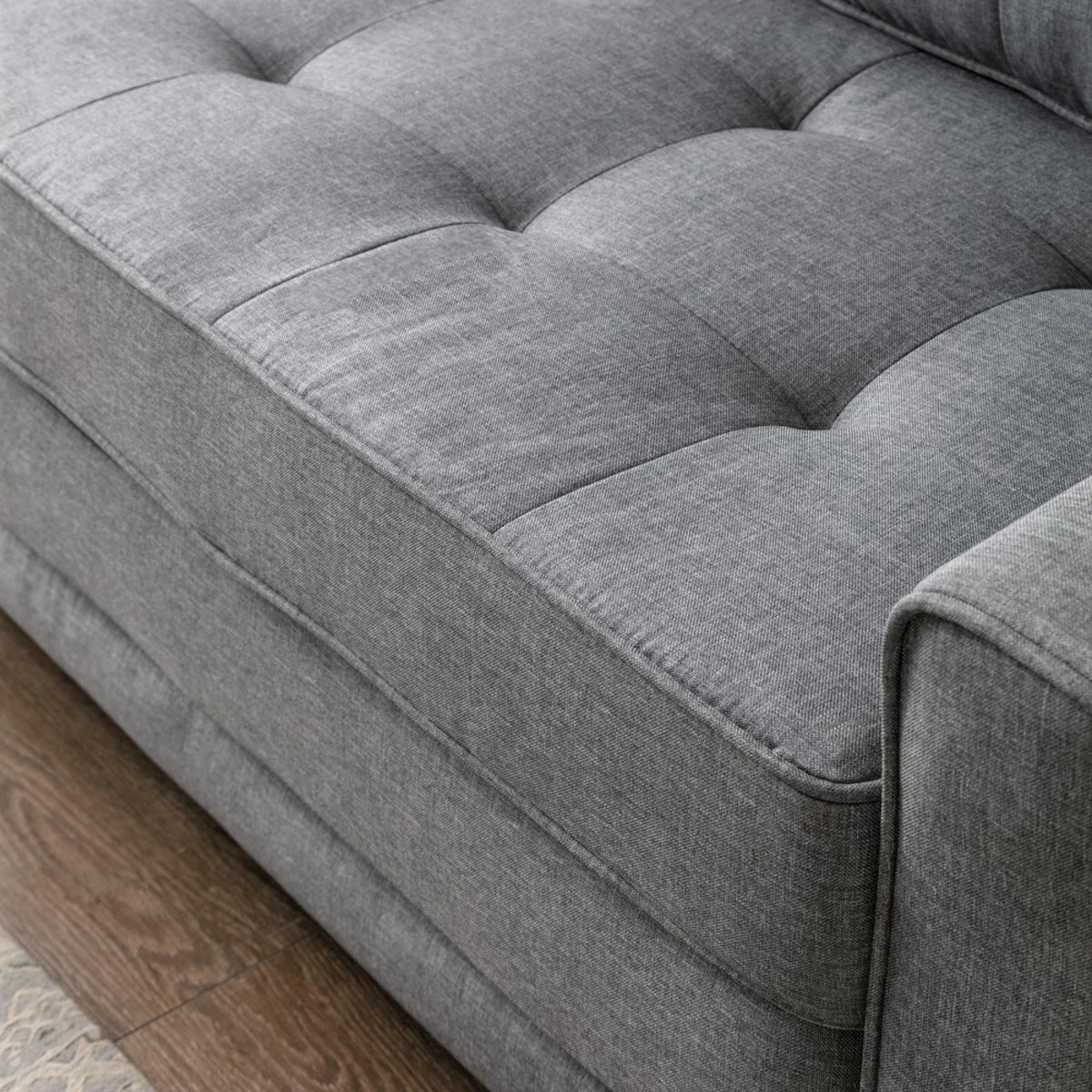 58 Inch Light Gray Upholstered Sleeper Sofa Bed U20389