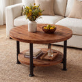 Solid Wood Round Coffee Table O2187