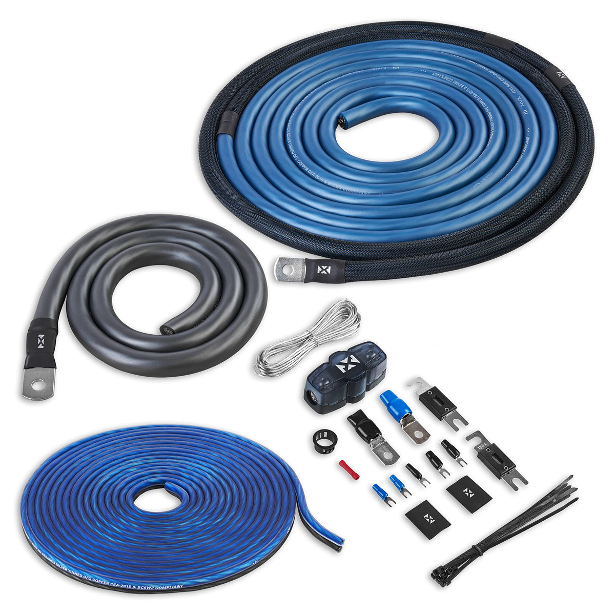 1/0 Gauge OFC Amplifier Wiring Kit R5341