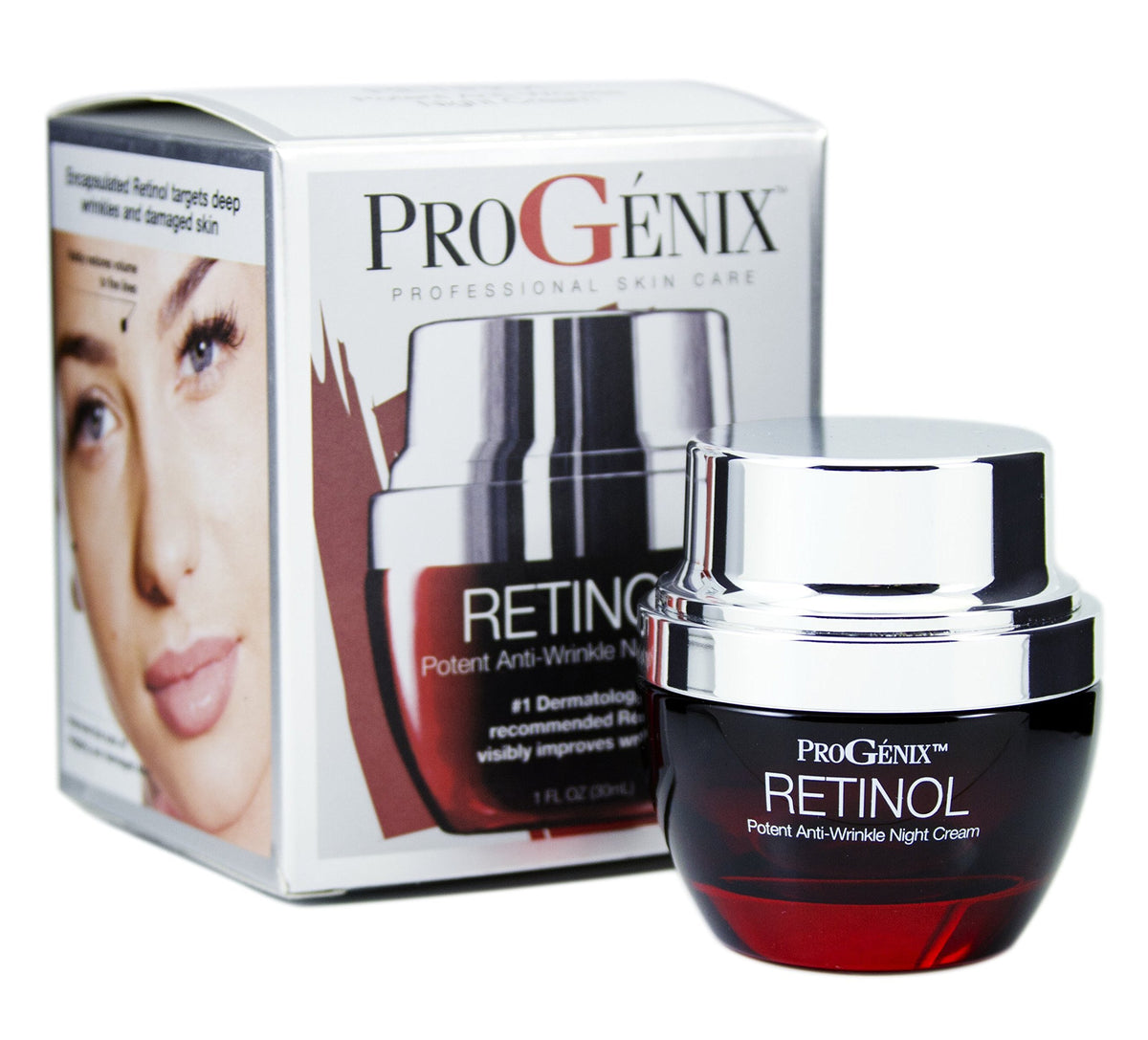 Retinol Face Cream Moisturizer, Fragrance Free, 1 Oz J980