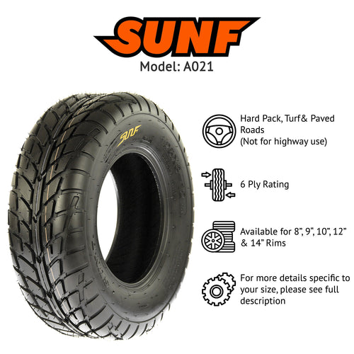 20x7-8 ATV UTV Tire 6 PR Pair of 2 Z537